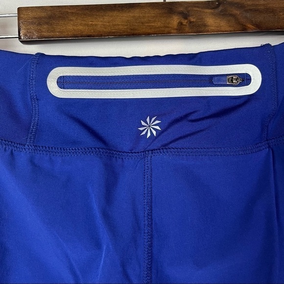 Athleta Ready Set Go 2 in 1 Purple Blue Athletic Shorts XS - Picture 5 of 5